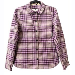 Stio Buckhorn Lavender Plaid Insulated Shirt Shacket Jacket Women’s Small NEW